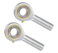 Kozelo 2Pcs Cojinete de Articulación de Extremo de Varilla POS12 [12mm de Diámetro M12x1.75 Rosca Macho Derecha] Extremo de Varilla de Pesca, Acero Al Carbono
