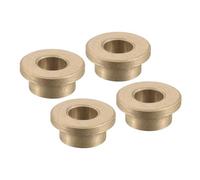 Kozelo 2pcs Cojinetes de Manga Bridada - [10mm de Diámetro x 16mm de Diámetro Exterior x 10mm de Longitud x 3mm de Grosor de Brida] Casquillos Autolubricantes de Bronce Sinterizado