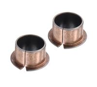 Kozelo 2Pcs Cojinetes de Manga Bridada - [20mm Id x 23mm OD x 15mm Longitud x 30mm Brida Diámetro x 1.5mm Brida Grosor] Casquillos de Bronce Sinterizado Bronce