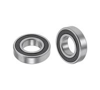 Kozelo 2Pcs Rodamiento de Bolas 6901-2RS 12x24x6mm Rodamientos de Bolas | de Ranura Profunda, Acero Cromado, Doble Sellado, para Aplicaciones Industriales y Equipos de Maquinaria