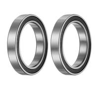 Kozelo 2Pcs Rodamientos de Bolas de Ranura Profunda 6806-2RS - [30mm Diámetro x 42mm OD x 7mm Grosor] Doble Sellado P5 para Cajas de Engranajes Transportadores Acero Cromado Z3