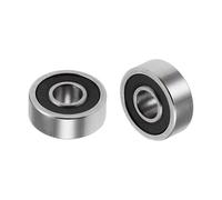 Kozelo 2uds Profunda Ranura Bolas Rodamientos - [5mm x 14mm x 5mm] Cromo Acero Bolas para Motores Máquina Herramienta Cambios Caja Rodamiento Uso, Doble Sello ABEC1