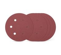 Kozelo 50pcs Discos de Lijado de 2 Pulgadas 120 Grit de Gancho y Bucle Adecuados para Lijadora de Yeso Madera Metal Muebles, Rojo
