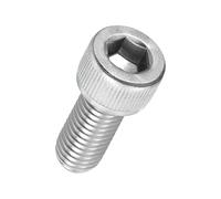 Kozelo 6pcs Tornillos de Cabeza Hexagonal - [M10-1.5 x 25mm] Acero Inoxidable 304 Totalmente Roscado Allen Tornillo para Motor Eléctrico Ventilador Impresión 3D Reparación, Plateado