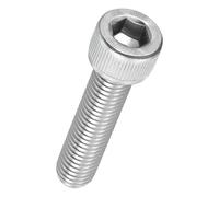 Kozelo 6pcs Tornillos de Cabeza Hexagonal - [M10-1.5 x 45mm] Acero Inoxidable 304 Totalmente Roscado Allen Tornillo para Motor Eléctrico Ventilador Impresión 3D Reparación, Plateado