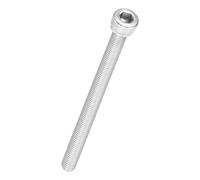 Kozelo 6pcs Tornillos de Cabeza Hexagonal - [M5-0.8 x 75mm] Acero Inoxidable 304 Totalmente Roscado Allen Tornillo para Motor Eléctrico Ventilador Impresión 3D Reparación, Plateado