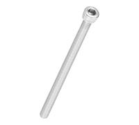 Kozelo 6pcs Tornillos de Cabeza Hexagonal - [M5-0.8 x 80mm] Acero Inoxidable 304 Totalmente Roscado Allen Tornillo para Motor Eléctrico Ventilador Impresión 3D Reparación, Plateado