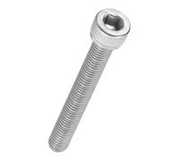Kozelo 6pcs Tornillos de Cabeza Hexagonal - [M8-1.25 x 65mm] Acero Inoxidable 304 Totalmente Roscado Allen Tornillo para Motor Eléctrico Ventilador Impresión 3D Reparación, Plateado