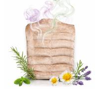 Kozi Almohadilla térmica ponderada para microondas, aromaterapia caliente y fría para cuello y espalda, calor húmedo para calambres, músculos, articulaciones, espalda, cuello y hombros, almohada de