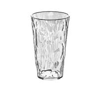 Koziol 3578535 Crystal 2,0, Vidrio, de plástico, Transparente, 6,8 x 6,8 x 12,1 cm, 400 ml, tamaño Grande