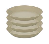 Koziol 4 Platos hondos Connect Ø24 cm Nature desert sand