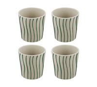 Koziol 4 Tazas Connect S 19 cl Monstera stripes