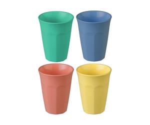 Koziol 4 Tazas Nora M 30 zul-coral-verde-amarillo