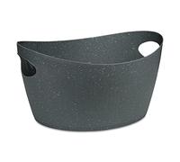 Koziol Caja de Almacenamiento, Organizador, contenedor y Tub, Reciclado Ash Grey, 4,5 L