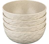 Koziol club bowl cuenco de 4 piezas 700 ml nature desert sand
