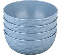 Koziol club bowl cuenco de 4 piezas 700 ml nature flower azul