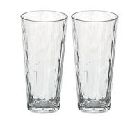 Koziol Club No. 19 vaso plast 25 cl 2-pack Cristalino