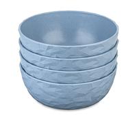 Koziol Cuenco Club Ø16.2 cm. 4-pack termoplástico biocircular Nature flower blue