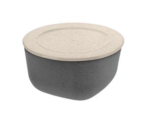 Koziol Cuenco/tazón Connect con tapa 2 L. termoplástico biocircular Nature ash grey