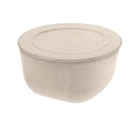 Koziol Cuenco/tazón Connect con tapa 2 L. termoplástico biocircular Nature desert sand