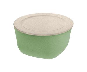 Koziol Cuenco/tazón Connect con tapa 4 L. termoplástico biocircular Nature leaf green