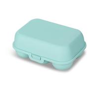 Koziol EGGS TO GO MINI - Hueverera para 6 huevos, caja de transporte, caja de almacenamiento, plástico biocircular, apilable, apta para lavavajillas, cocina, hogar, camping (verde dulce)