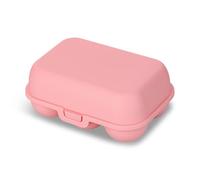 Koziol EGGS TO GO MINI - Hueverera para 6 huevos, caja de transporte, caja de almacenamiento, plástico biocircular, apilable, apta para lavavajillas, cocina, hogar, camping (rosa dulce)
