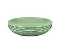Koziol Plato hondo Club Ø22 cm. 4-pack termoplástico biocircular Nature leaf green