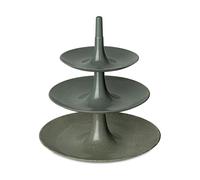 Koziol Plato para tarta de 3 pisos Babell L Nature ash grey