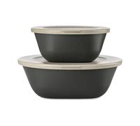 Koziol Set de 2 boles con tapa Connect Kopenhagen Nature ash grey