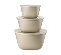 Koziol Set de 3 boles con tapa Connect Stockholm Nature desert sand