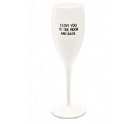 Koziol Superglas 100ml with print CHEERS NO. 1 LOVE YOU TO THE MOON