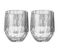 Koziol Superglas Club No. 23, 200 ml, vaso de vino blanco de cristal transparente, elegante, irrompible, reutilizable, fiesta, camping, juego de 2