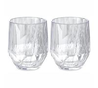 Koziol Superglas Club No. 24, 2 unidades, 400 ml, vaso de vino tinto, plástico efecto cristal, lujoso, irrompible, reutilizable, Ideales para fiesta y camping, set de 2