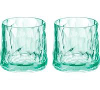 Koziol superglass club nº 2 lote de 2 250 ml jade transparente