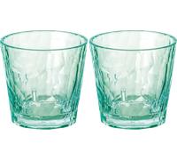 Koziol superglass club nº 22 lote de 2 250 ml jade transparente