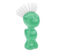 Koziol Tweetie - Cepillo de verduras para verduras y frutas, de plástico irrompible, higiénico, función atril, cocina, hogar (verde medio)