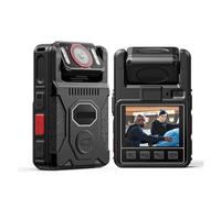 KOZWAY cámara Corporal Mini cámara M7 Pro 4K for Uso Corporal, grabadora de vídeo de 128GB, cámaras giratorias de 180 °, 4000mAh, 15 Horas de grabación, GPS Bodycam