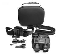 KOZWAY Gafas de visión Nocturna NV8000-prismáticos de visión Nocturna 3D, Gafas IR, telescopio Profesional HD 1080P, Casco montado for Caza, Camping, Gafas tácticas Fácil de enfocar