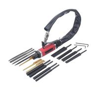 KOZWAY Kit de Martillo neumático Sierra de Aire alternante de Doble Uso de Calidad, Herramientas de Pulido de Archivos neumáticos, Herramienta de Corte de Aire con Varillas de Almohadilla