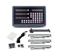 KOZWAY SNS-3V Máquina de Torno de fresado DRO Kit de Lectura Digital AC110 / 220 Y 3 Piezas de 0-1000mm de codificador de Desplazamiento de Escala Lineal (Color : SNS-3V Complete Kit)