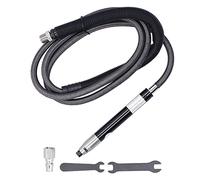 KP - 6091 Pluma de molienda neumática, kit de amoladora neumática, herramienta de grabado de alta velocidad de 65000 RPM con pinza de 3 mm, juego de pulido portátil liviano para (Estilo japonés)