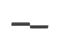 Kp6xLf3gT estanterías de Pared Estantes flotantes del Estante Almacenamiento Hierro labrado(Negro,Grande)