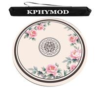 KPHYMOD Tapete de Mahjong Antideslizante para Mesa, Tapete de Juego Plegable para Tablero de Fichas de Mahjong, Juego de Póker y Dominó(Beige,27.56x27.56 in)