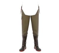 KPHYMOD Vadeadores Botas Botas de Pesca con Mosca para Hombre y Mujer, Impermeables, con Hebilla Ajustable y Bolsillo(42 EU)