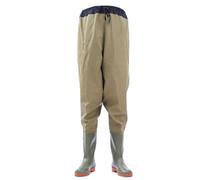 KPHYMOD Vadeadores Botas Vadeadores De Pesca con Botas, Vadeadores De PVC Impermeables con Botas para Hombres, Cintura Ajustable con Malla Transpirable(42 EU)