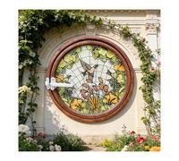 KPHYMOD Ventana Ventana Redonda de Aluminio, Ventana Horizontal Giratoria de Eje Central Circular con Manija con Cerradura, Ventanas de Ventilación Interior Personalizables(51 cm/20.1 in)