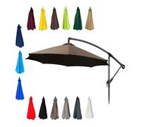 KPKPK Toldo de Repuesto for sombrilla de Patio for Varillas de 6/8, Cubierta Superior Redonda for Patio de Mercado, Marco no Incluido, 1 Pieza(Deep Top Color,2.0m/6.5ft-8ribs)