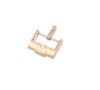 KPLYDSASTD Reloj de acero inoxidable 316L, accesorios de hebilla mate, cierre de correa Universal de 18mm apto for Rolex apto for pulsera Omega, hebilla de plata, oro rosa Cierre(Rose gold 18mm)