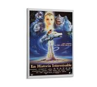 KPOKAHT Póster de película La historia interminable sobre lienzo para pared, póster de pergamino, impresión de pared, decoración del hogar, 40 x 60 cm